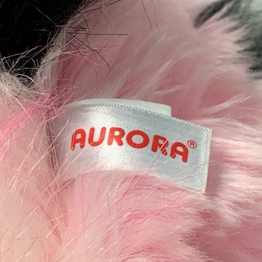 Aurora plush flamingo 🦩  fluffy faux fur body, faux suede beak and legs. - Picture 8 of 10